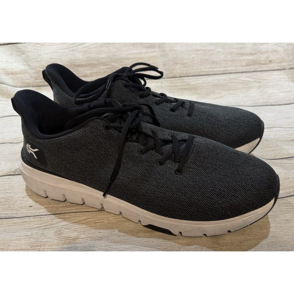 Mens Kuru Flex VIA Orthopedic Lace Up Comfort Black Shoes Sz 13 W